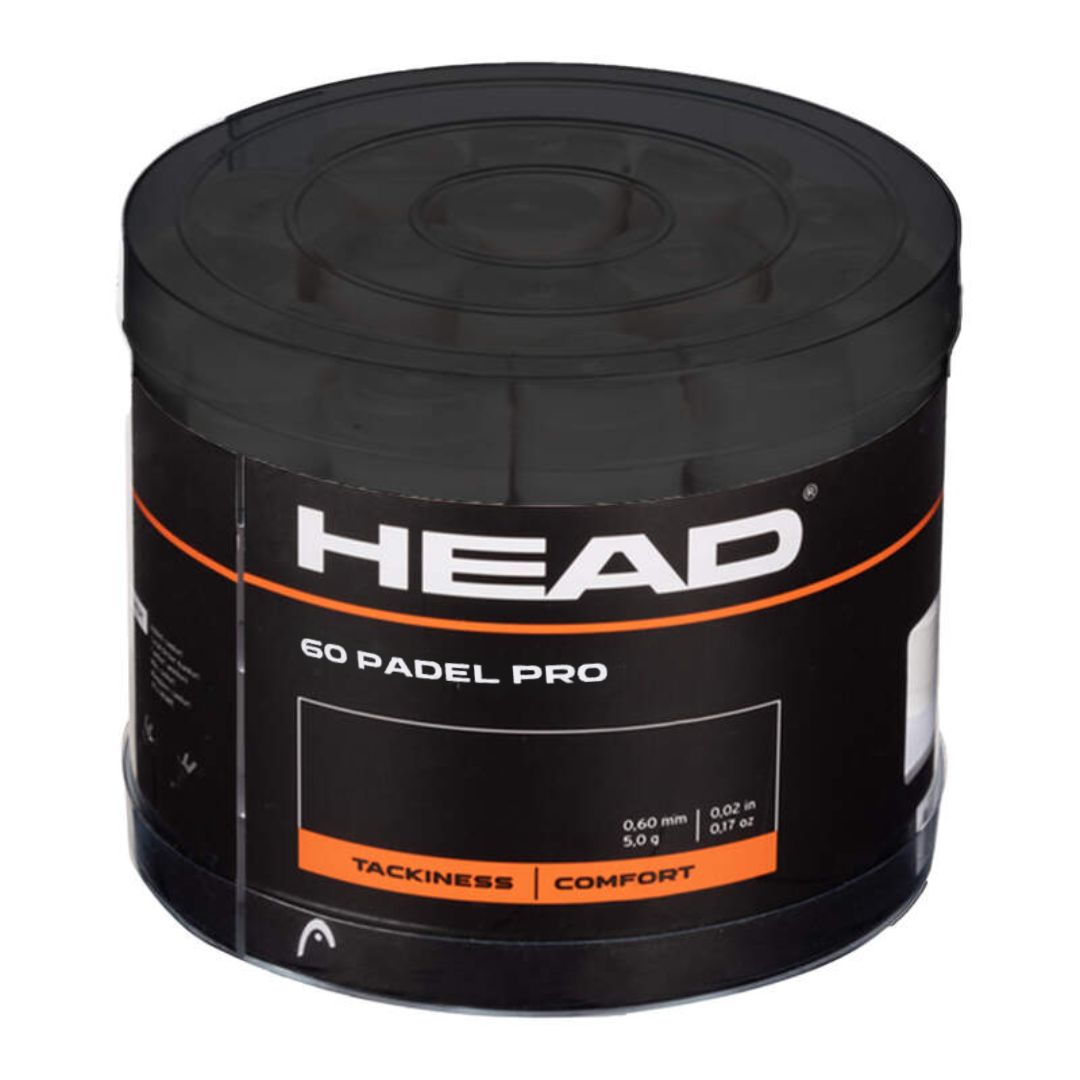 Head Padel Pro Overgrip 60-Pack Black